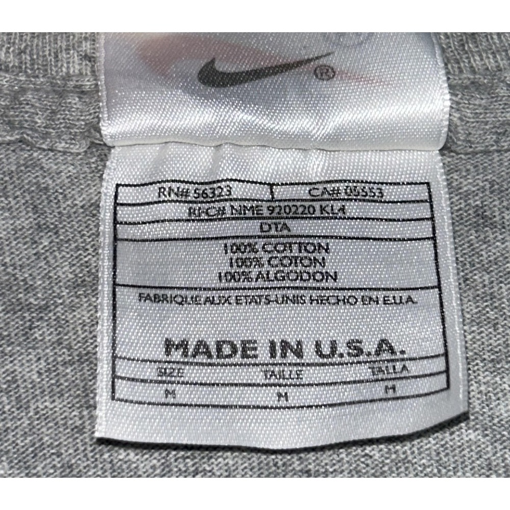 Vintage 1998 NCAA Womens Final Four Shirt Mens M Gray Basketball Nike USA 90s - Picture 3 of 8